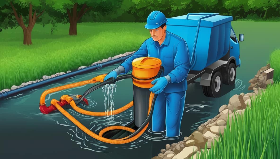 Sewage cleanup and sanitization