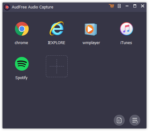 Capture audio AudFree