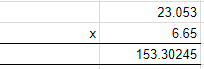 Multiplication of decimals with decimals