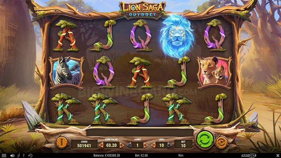 Lion Saga Odyssey Bonus Buy Slot gameplay