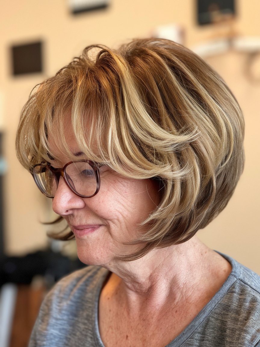 28. Highlighted Rounded Bob