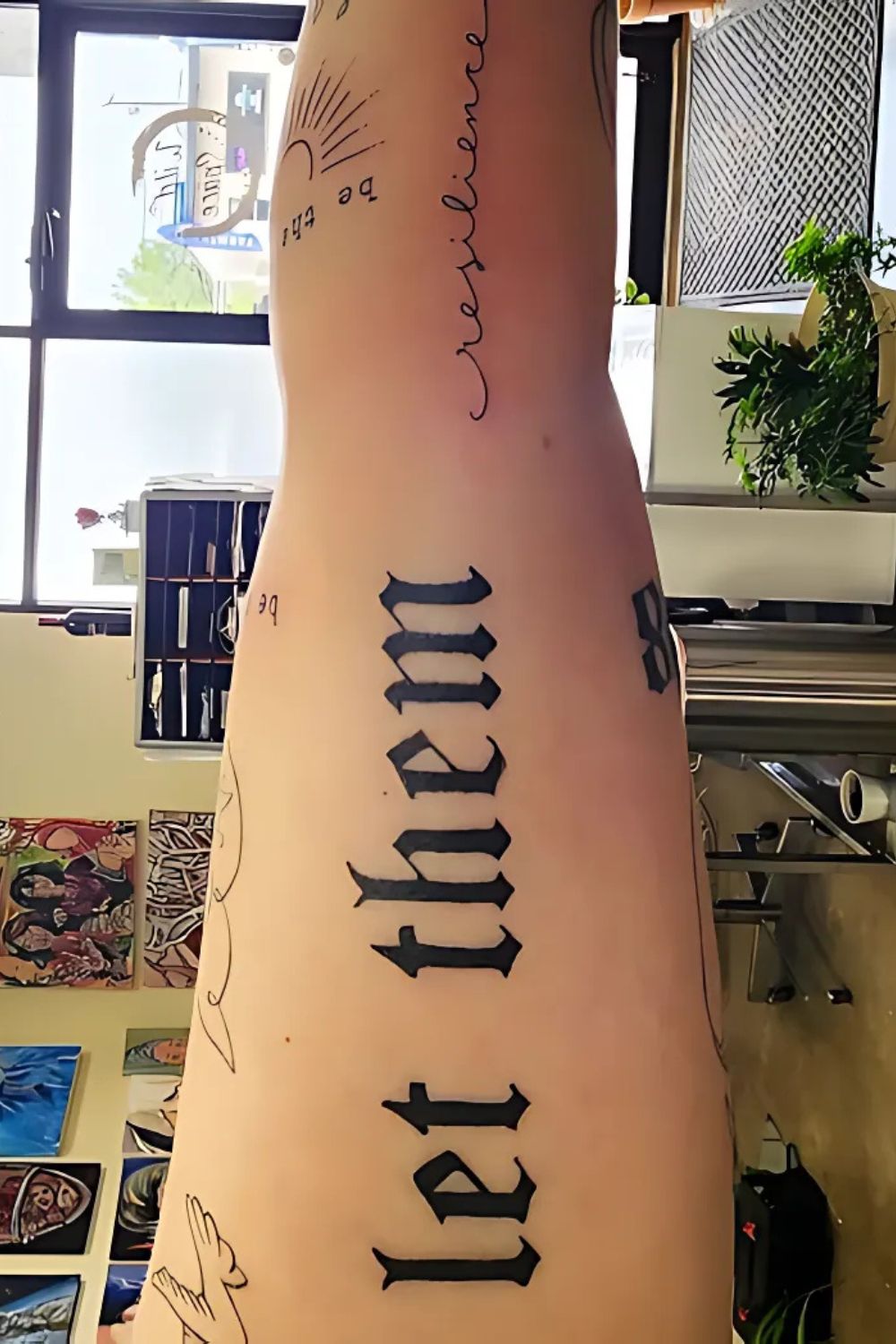 Let Them Gothic Tattoos