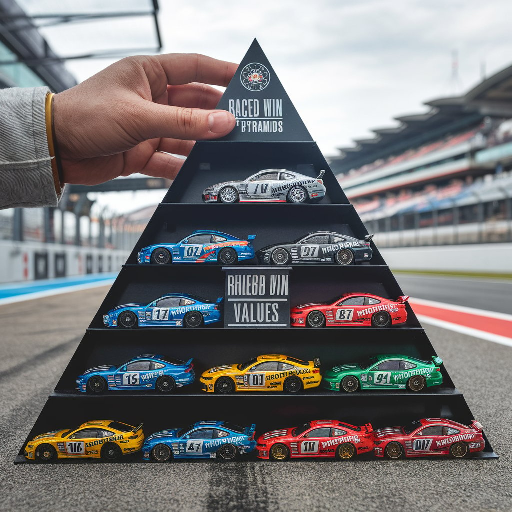 Raced Win Diecast Pyramid