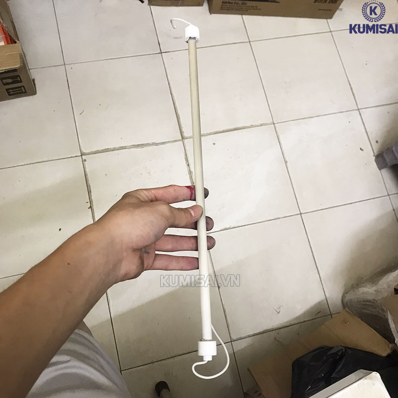 Đèn nhiệt máy ép plastic có hình ống dài