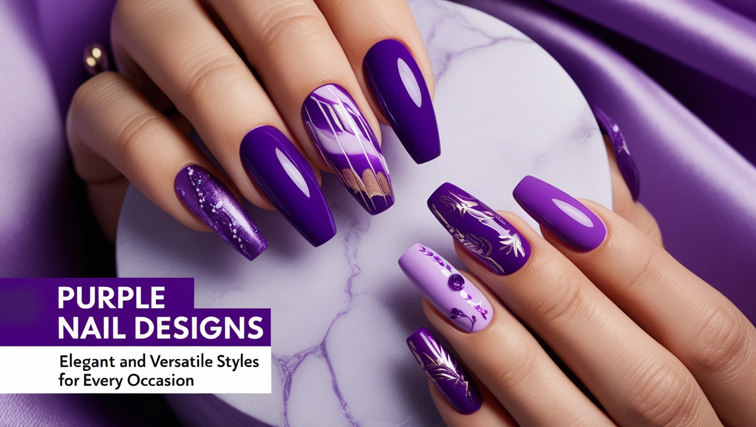 Purple Nail Designs