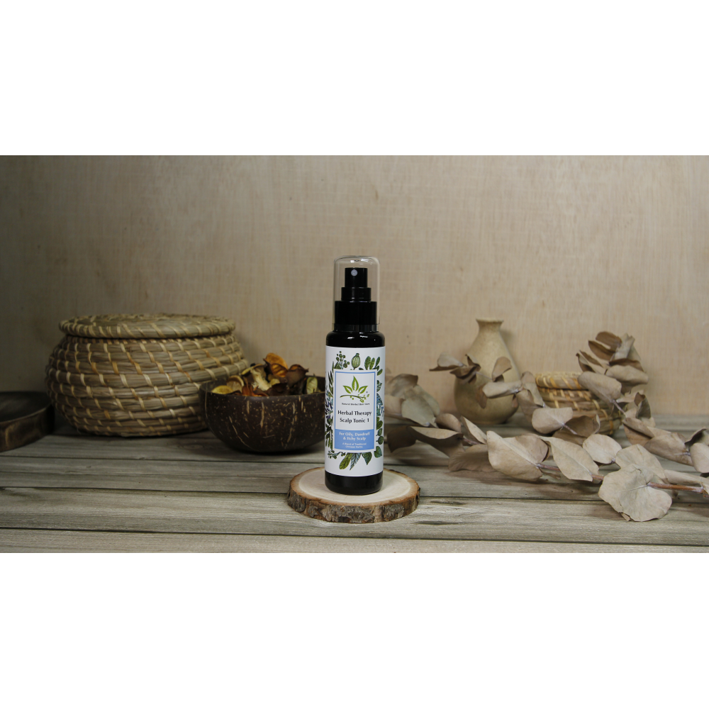 Natural Herbal Hair Care - Herbal Therapy Scalp Tonic 1