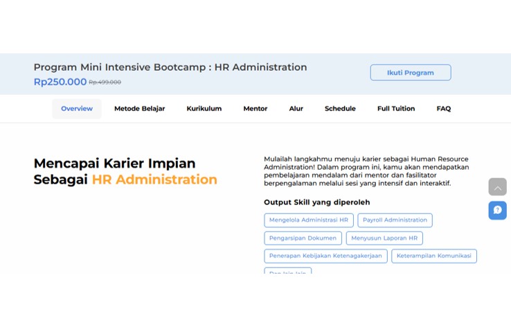 Mini Bootcamp HR Administration