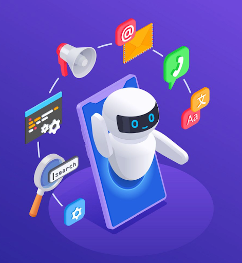 Ảnh 2: Chatbot AI – Trực tuyến 24/7, phản hồi tức thì