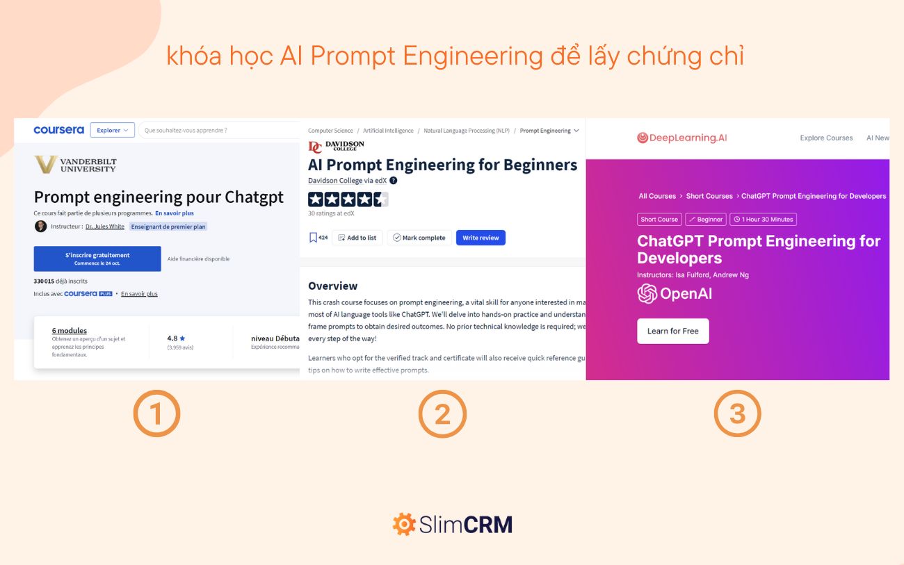 chứng chỉ AI Prompt Engineering 