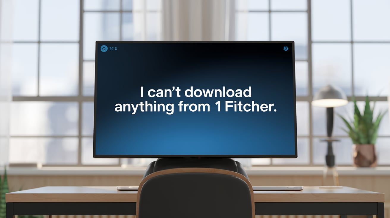 I Cant Download Anything from 1Fitcher