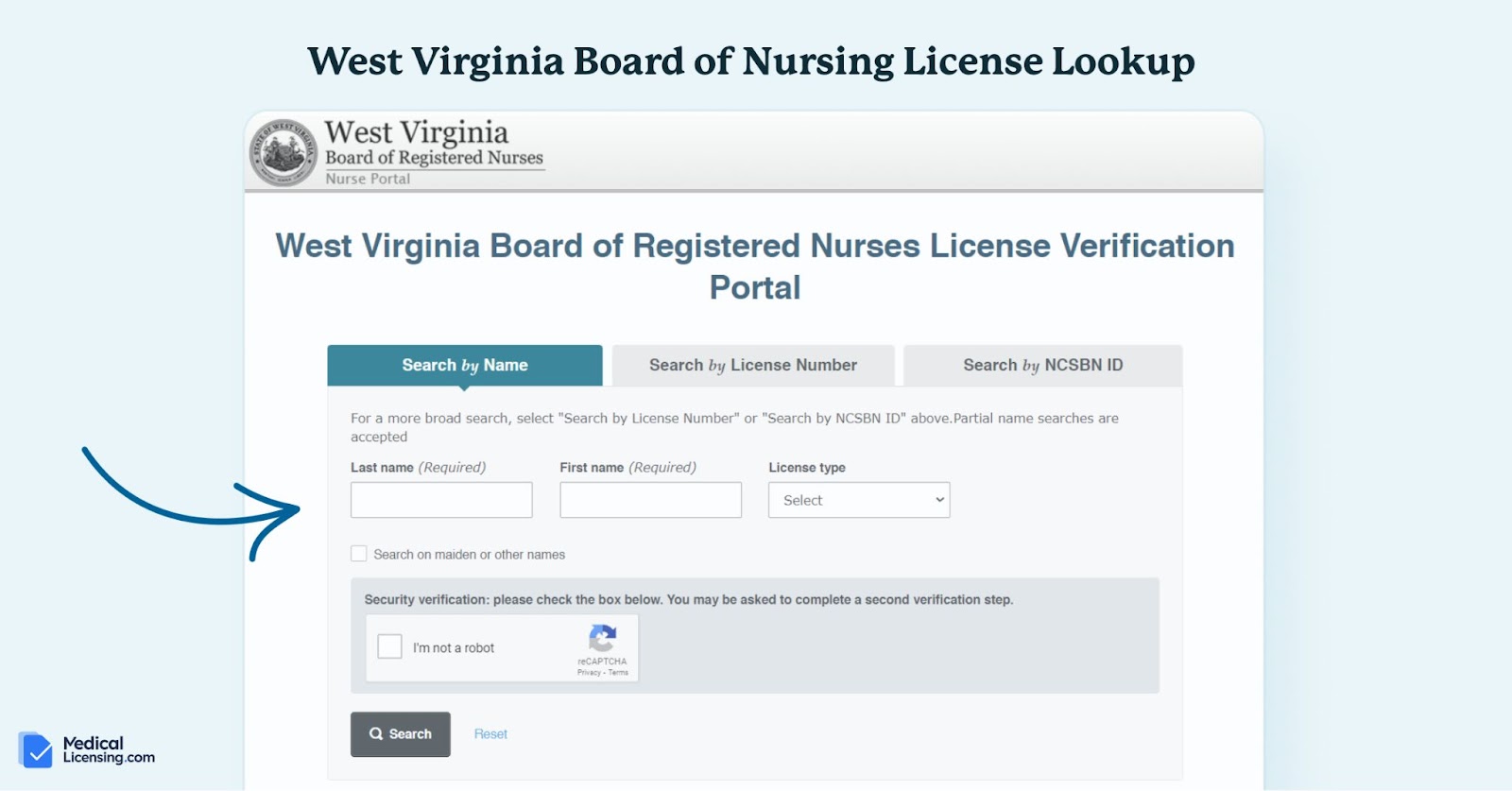 west virginia board of nursing license lookup