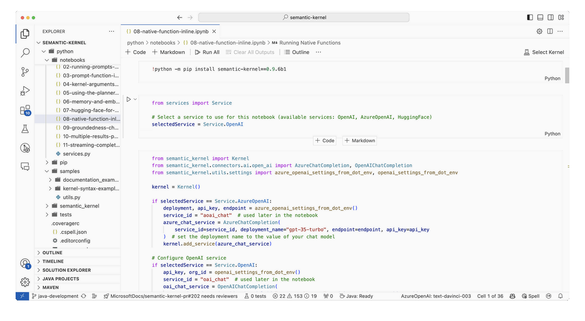 Semantic Kernel is a LangChain alternative developed by Microsoft for integrating LLMs into applications