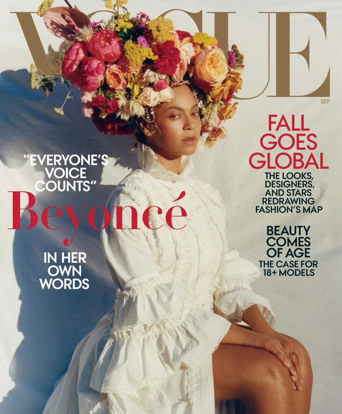 Glam Observer Blogger Giada Graziano shares iconic cover of Vogue - Most Important of the Year - in photo: Beyoncé in the cover of Vogue