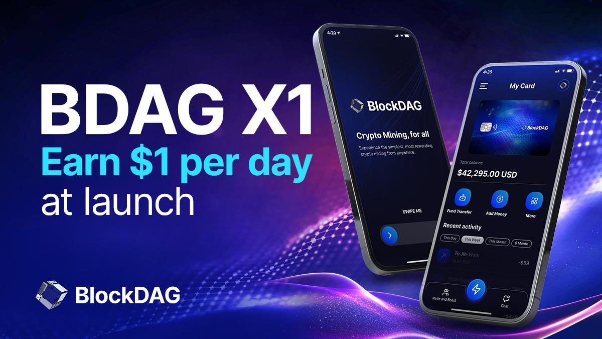 BDAG X1 Earn $1 Per day at Launch