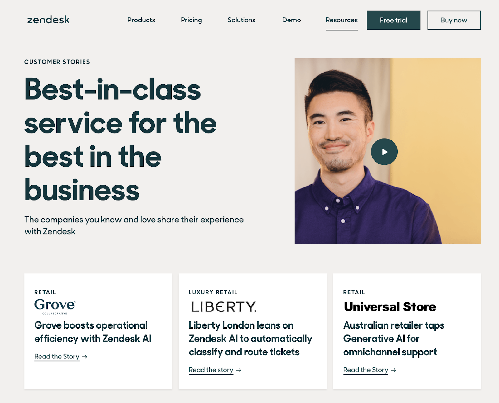 Zendesk | Best in class service for the best in the business