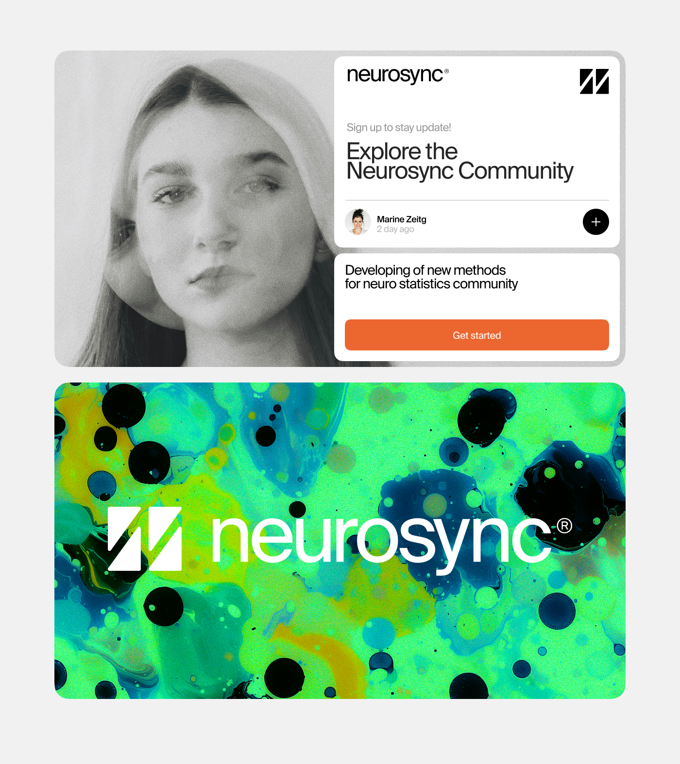 Image from the Crafting Calm: Neurosync Branding and Visual Identity article on Abduzeedo