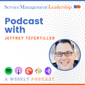 Screenshot of the podcast Service Management Leadership.