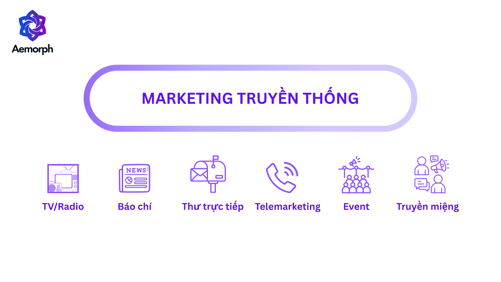 các loại hình marketing truyền thống
