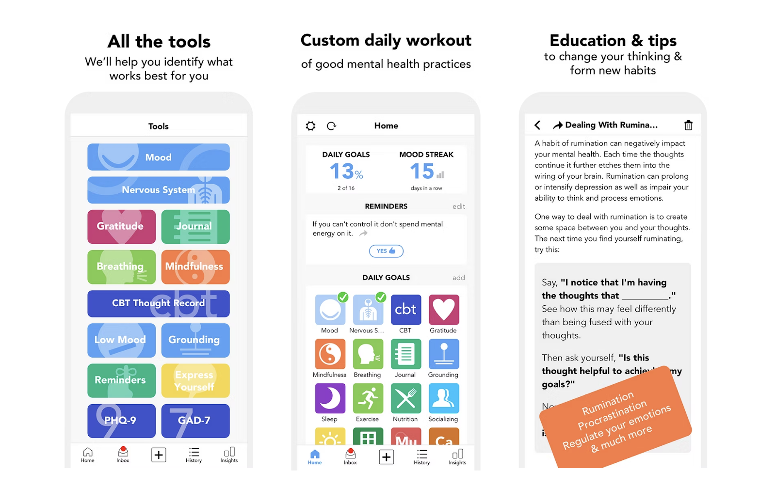 Moodfit mental health app