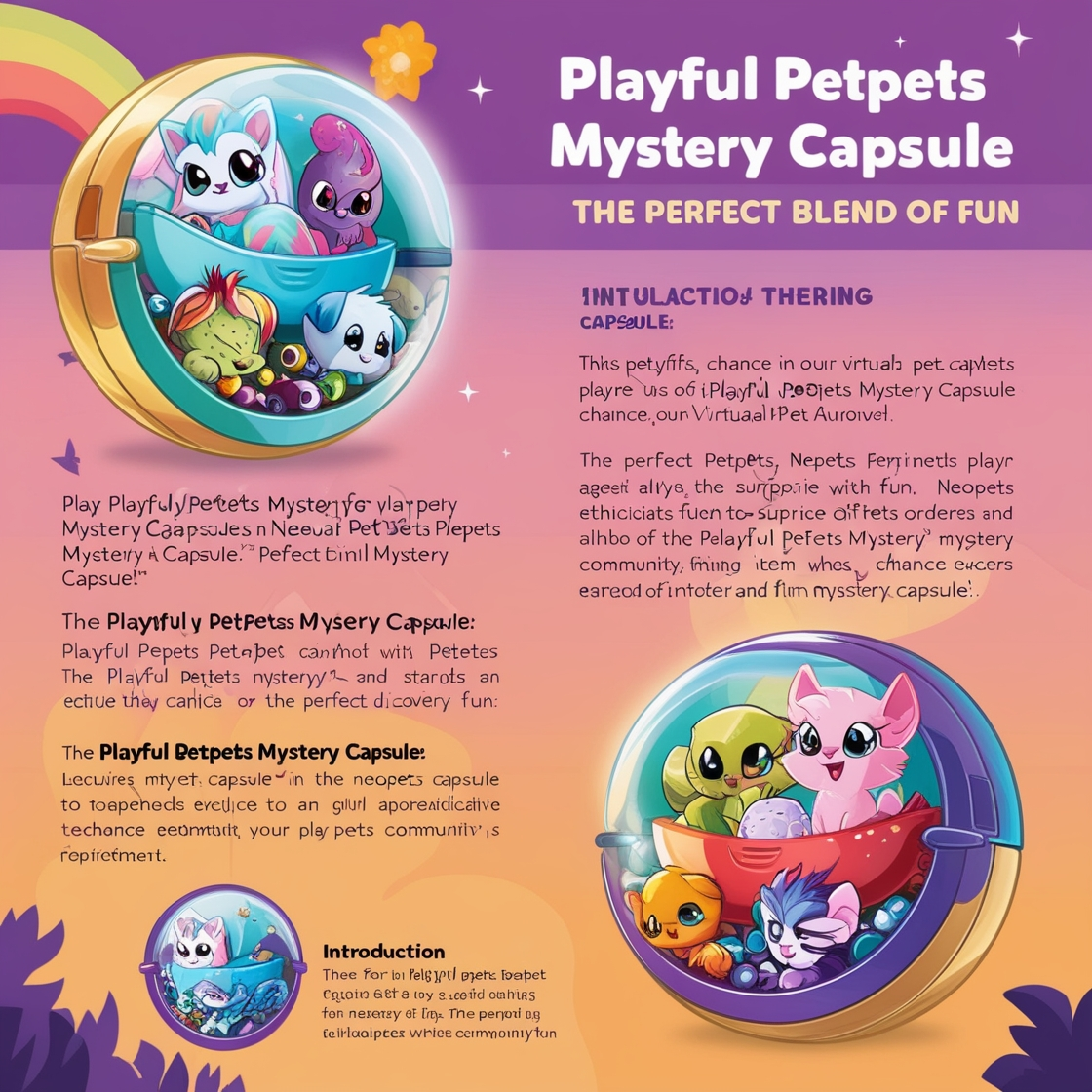 Playful Petpets Mystery Capsule