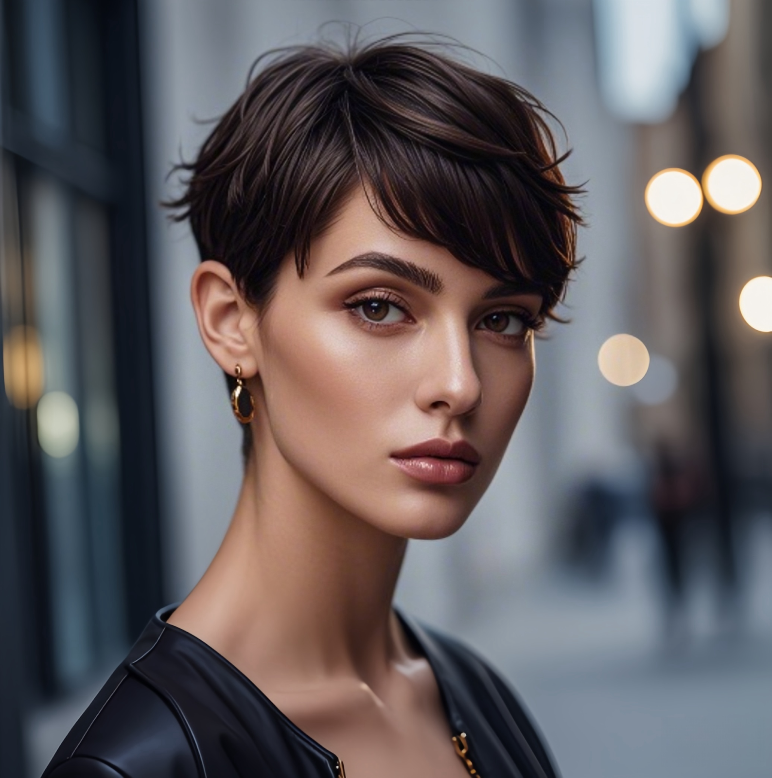 Edgy Sophistication: The Chic Long Pixie Cut