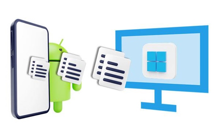 Transfer files easily between Windows and Android