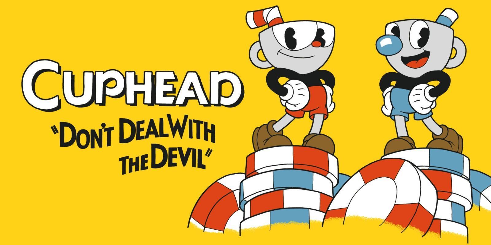 The Official Picture of Cuphead with its characters, One of best arcade games for switch