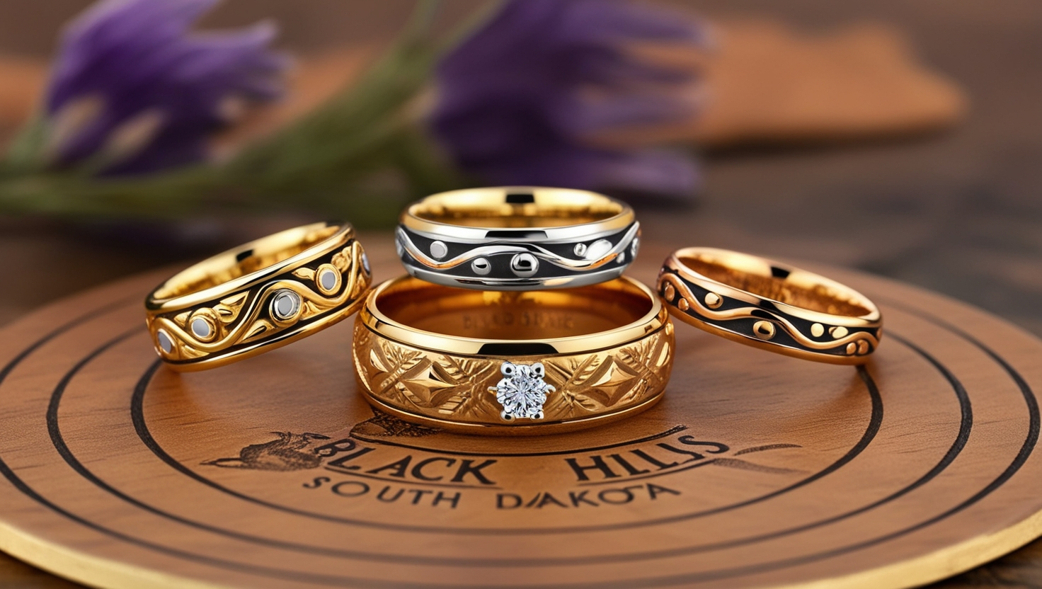 Black Hills Gold Rings
