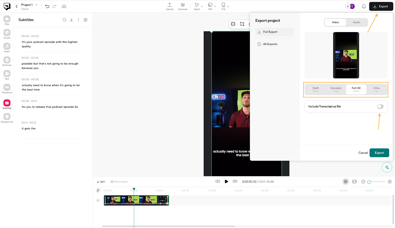 YouTube Shorts download 1080p