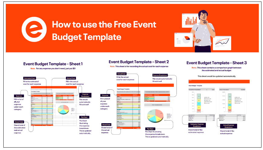 Downloadable template for event budget planning