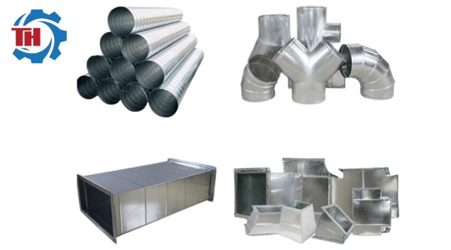 Các loại ống gió phổ biến