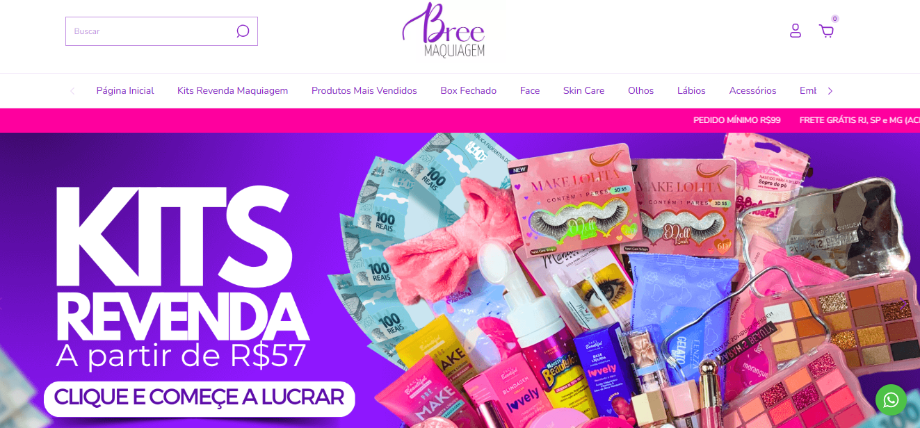 fornecedores de cosméticos para revenda