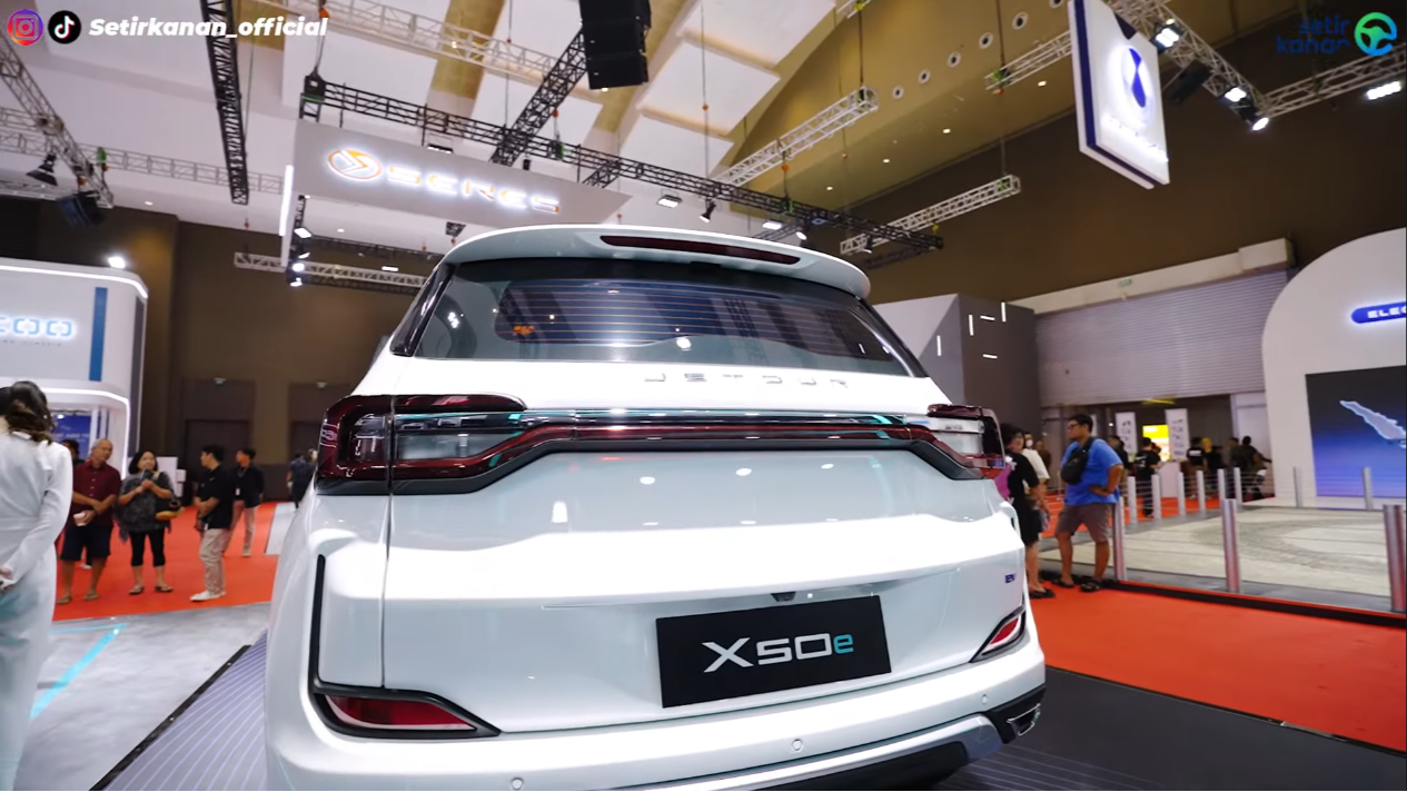 Bagian belakang Jetour X50E