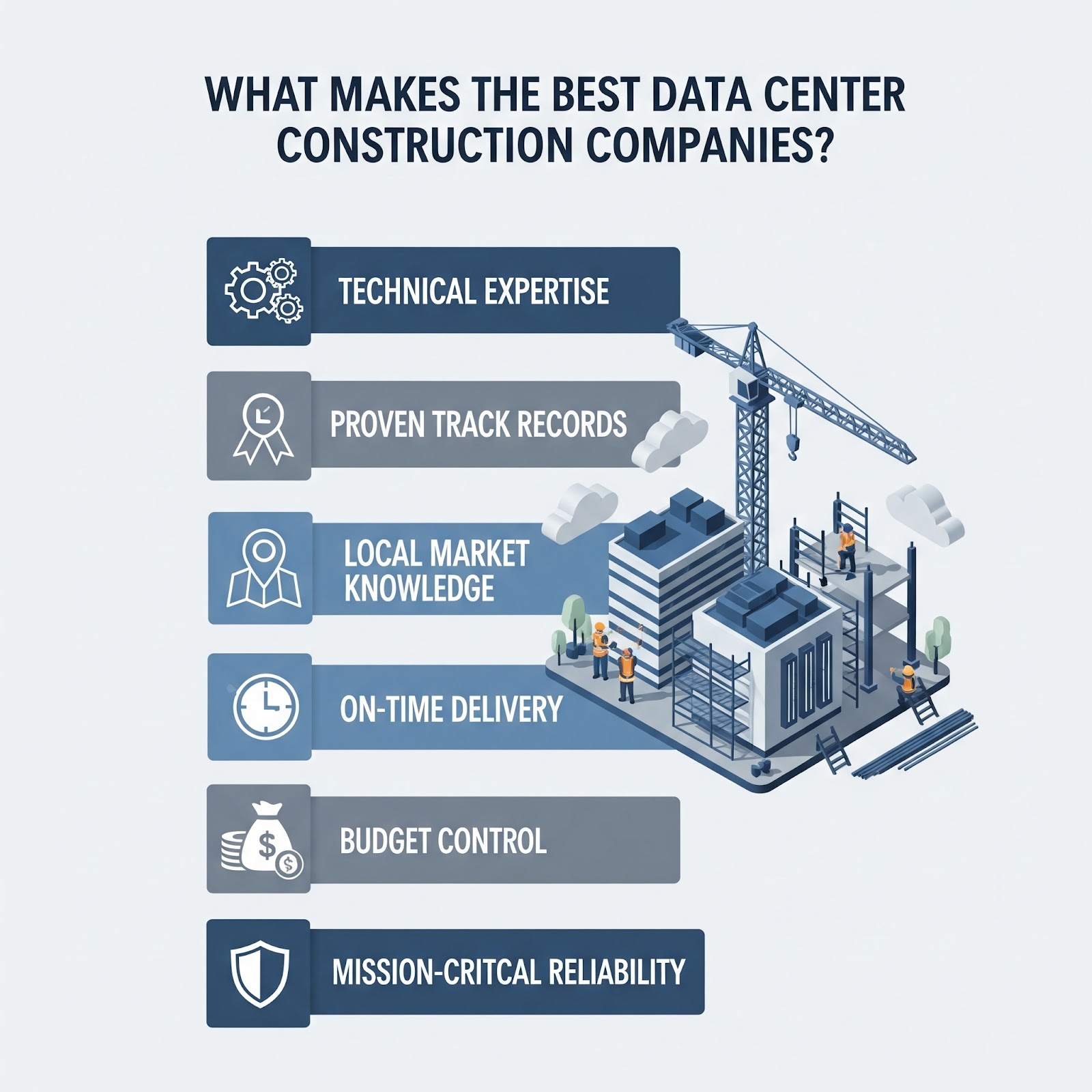 Data center construction companies near London showcasing urban facility locations