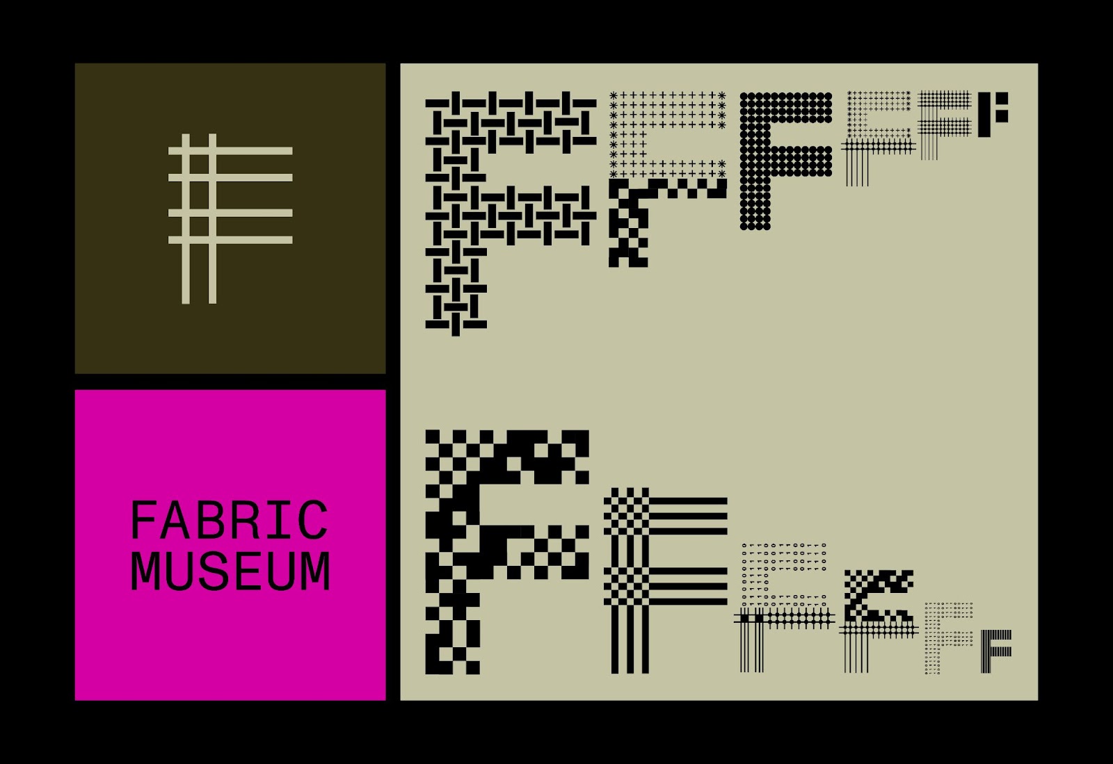 Image from the Where Art and Branding Intertwine: Fabric Museum's Innovative Identity article on Abduzeedo