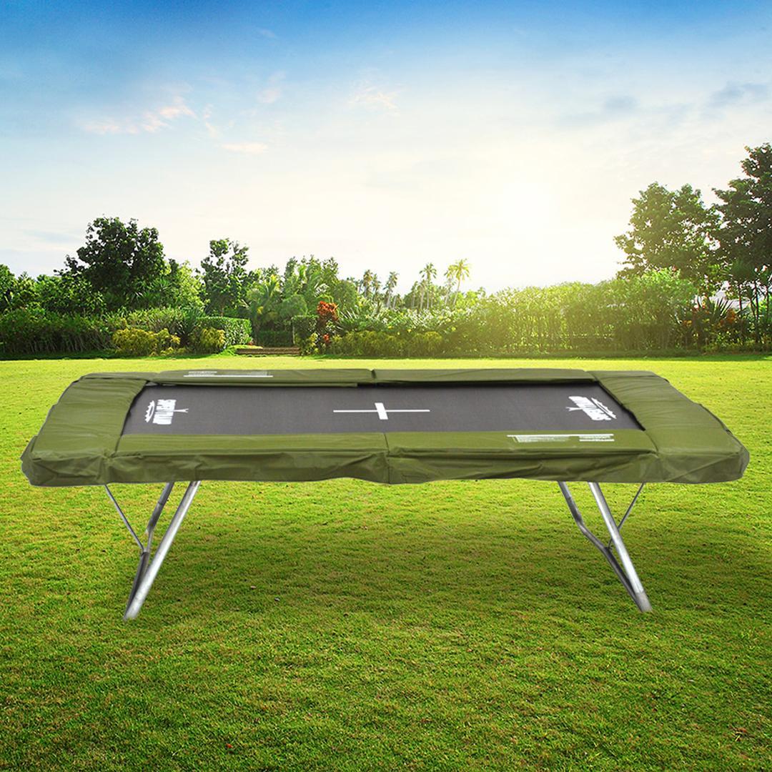 King 110 Rectangular Trampoline - Garden Trampolines