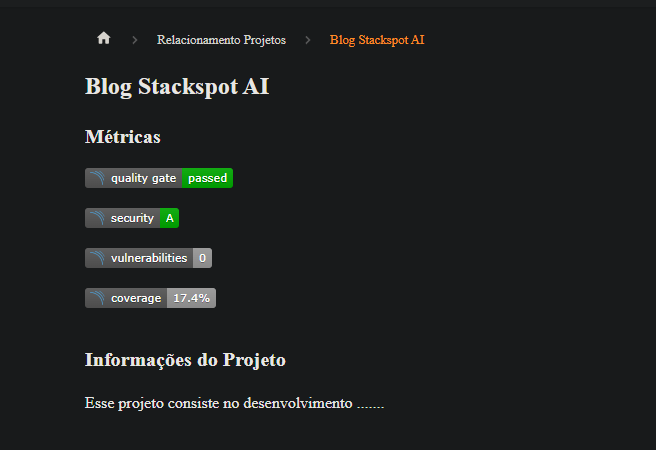 Imagem do conteúdo sobre Documentação técnica com IA, onde há uma captura de imagem de Badges do Sonar desalinhados.