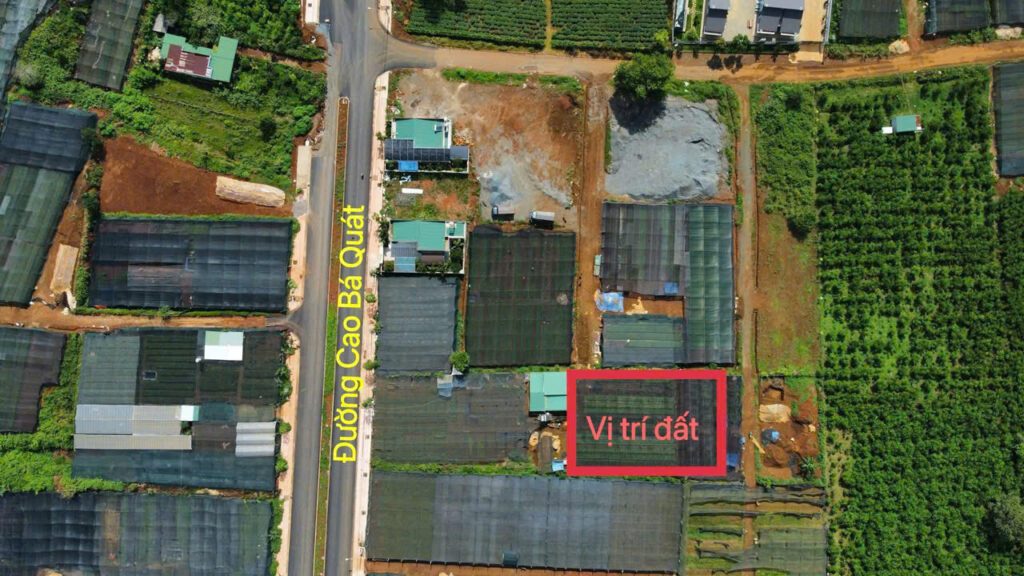 đất biệt thự Cao Bá Quát Phường 1 Bảo Lộc