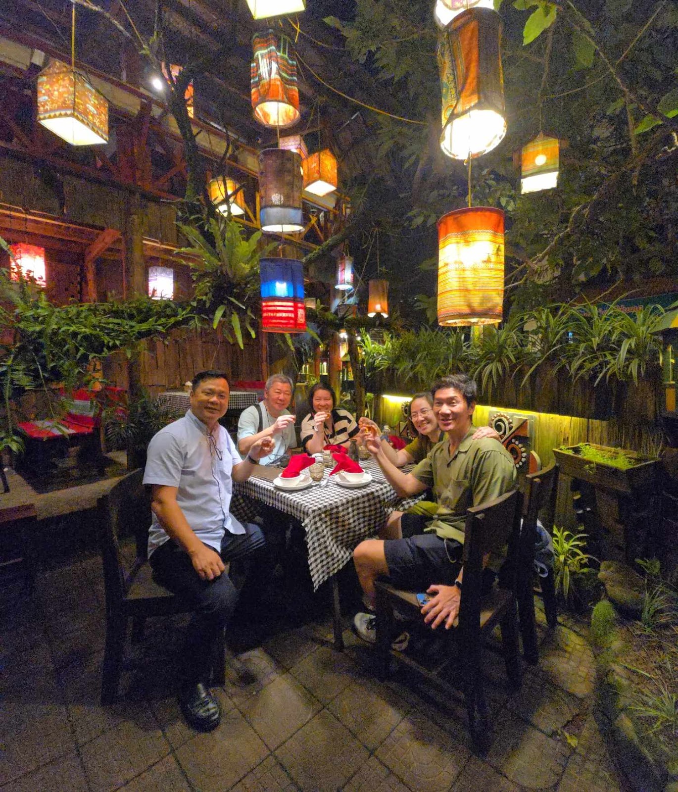 welcome dinner at Red Dzao minority restaurant