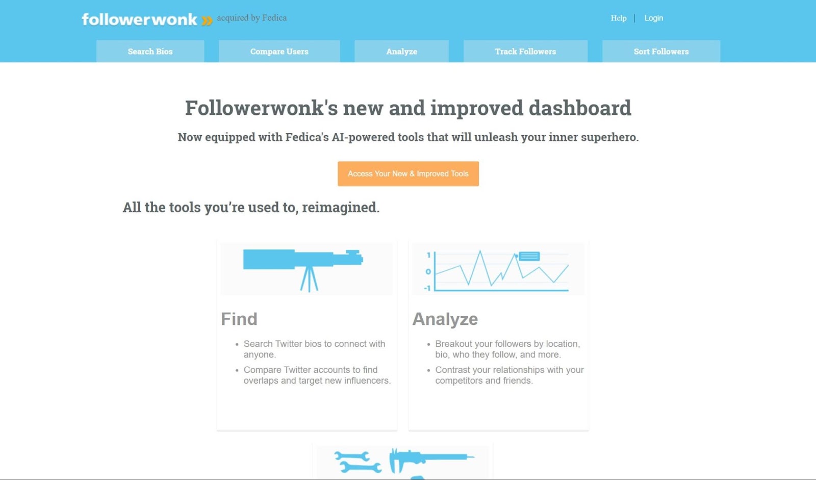 Screenshot of Followerwonk website