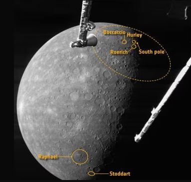 Mercury’s south pole