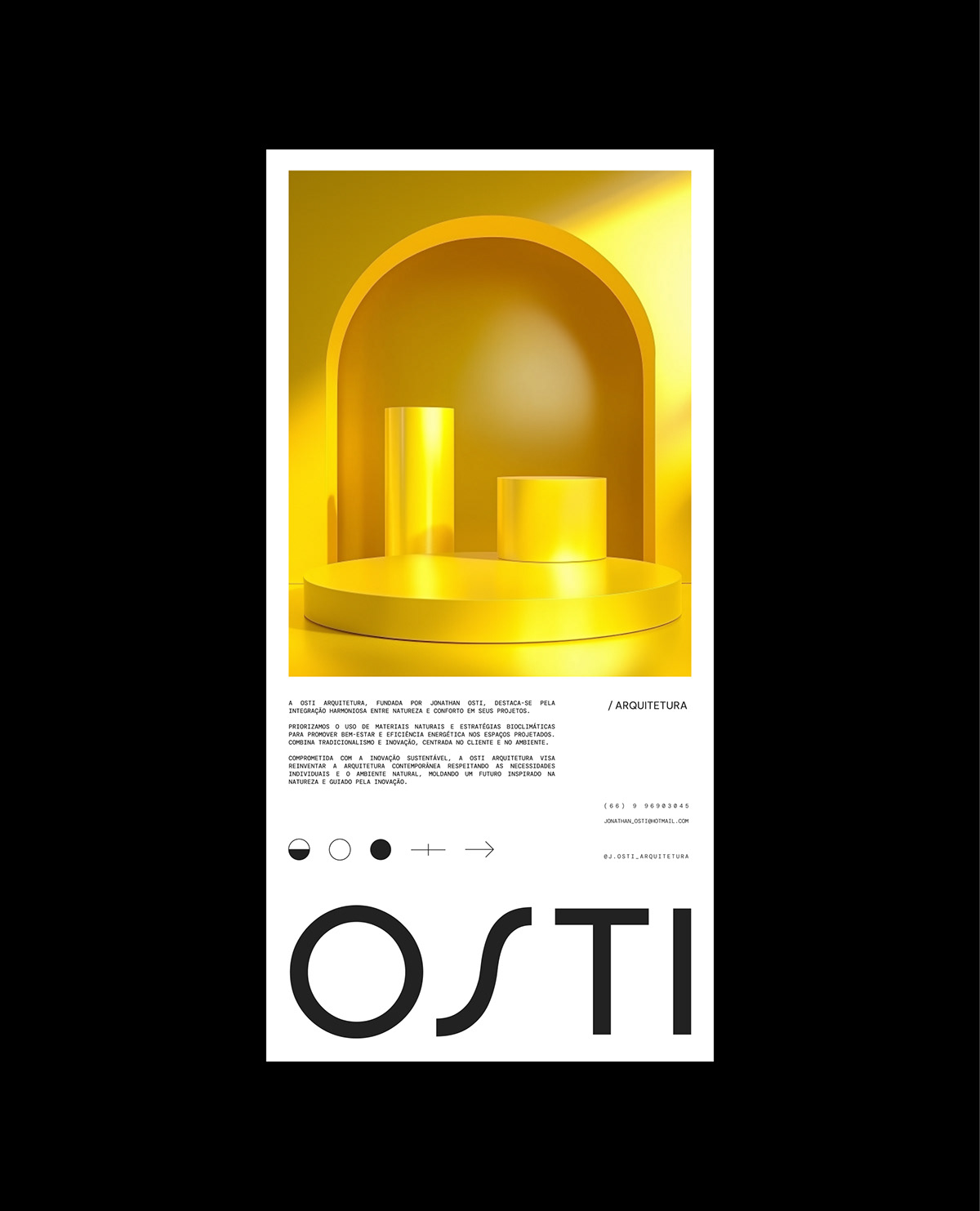 Image from the OSTI Architecture: Branding & Visual Identity Insights article on Abduzeedo