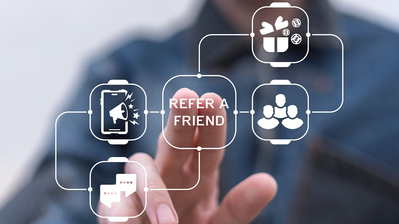 Referral programs increase customer retention.