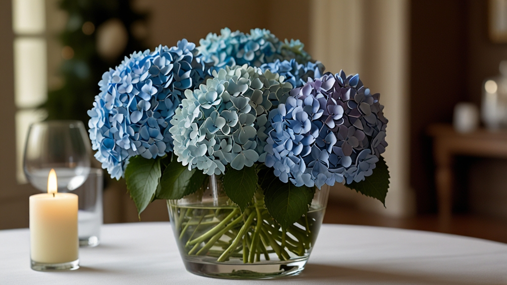 hydrangea flowers arrangement useslist​