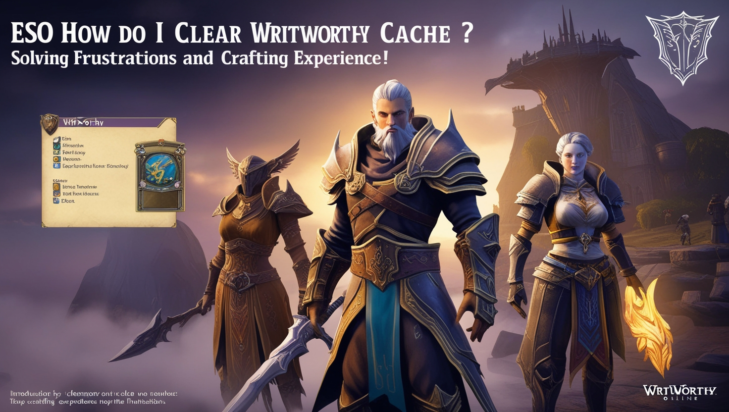 eso how do i clear writworthy cache​