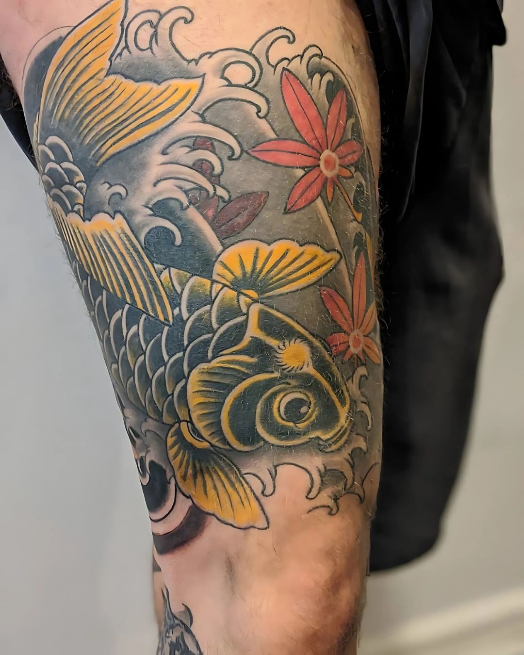 Japanese Thigh Tattoo