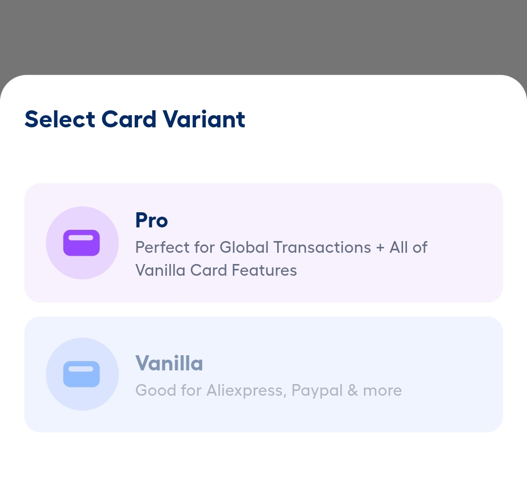 Figur Virtual Card Variant