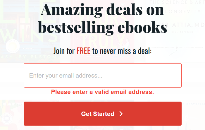 login to bookbub for free