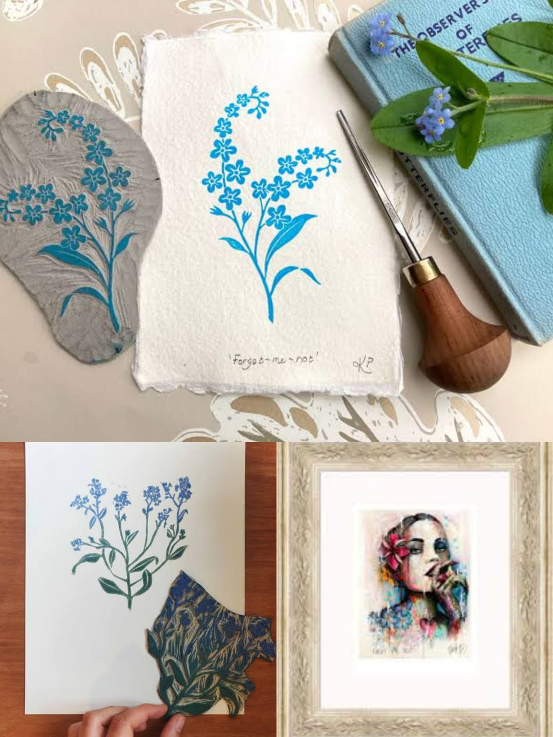 Forget-Me-Not Art And Craft