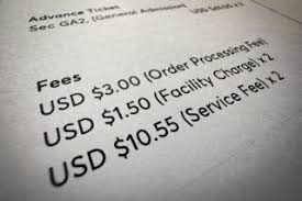 Image of multiple fees added to order